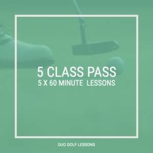 Golf Lesson Duo 5 X 60 minutes