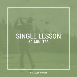 Single golf lesson - 60 minutes