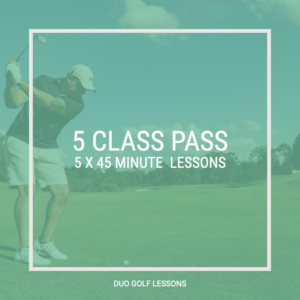 Golf Lesson Duo 5 X 45 minute lessons